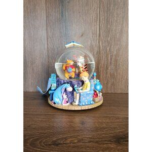 Disney Winnie the Pooh Musical Snow Globe Christopher Robin & Friends